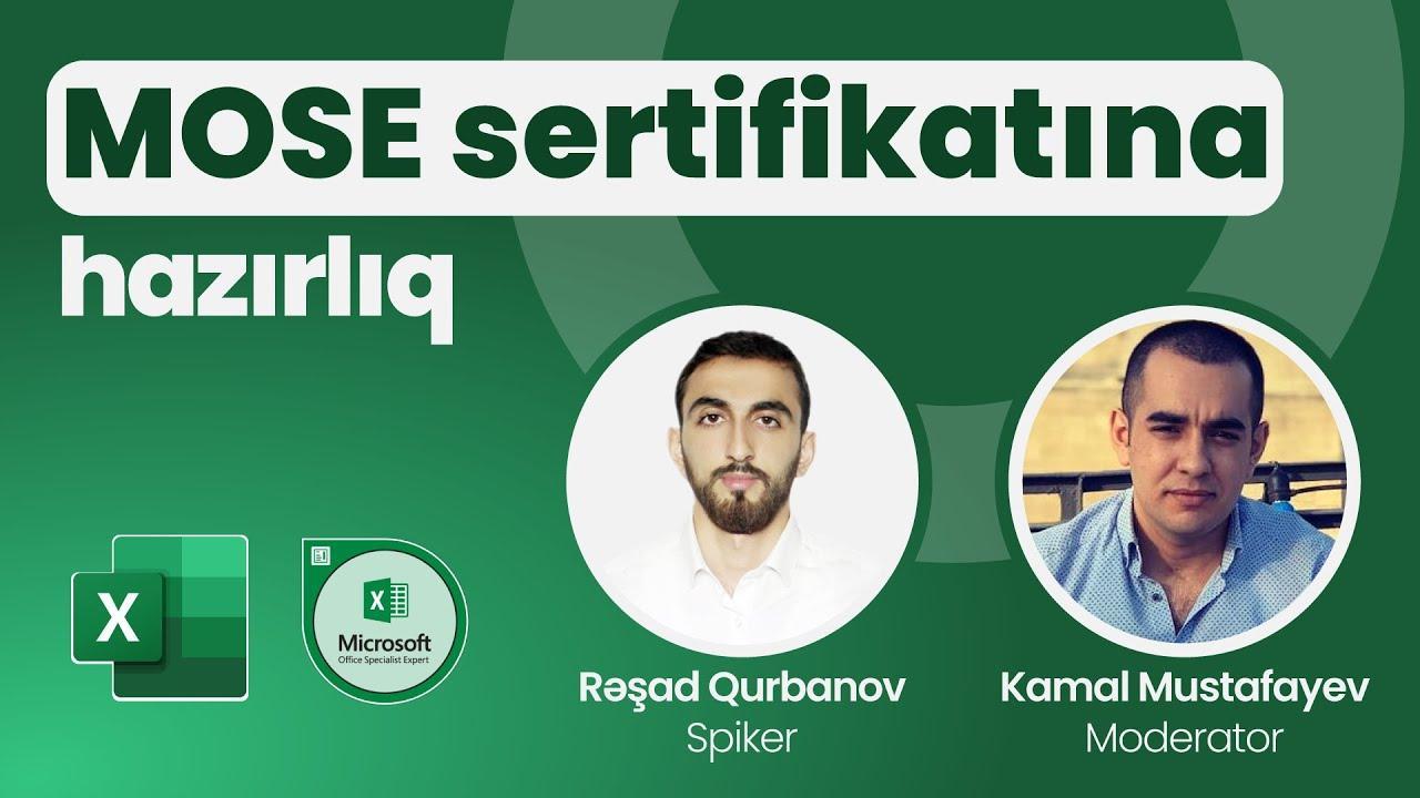 Excel Expert (MOSE) sertifikatına hazırlıq